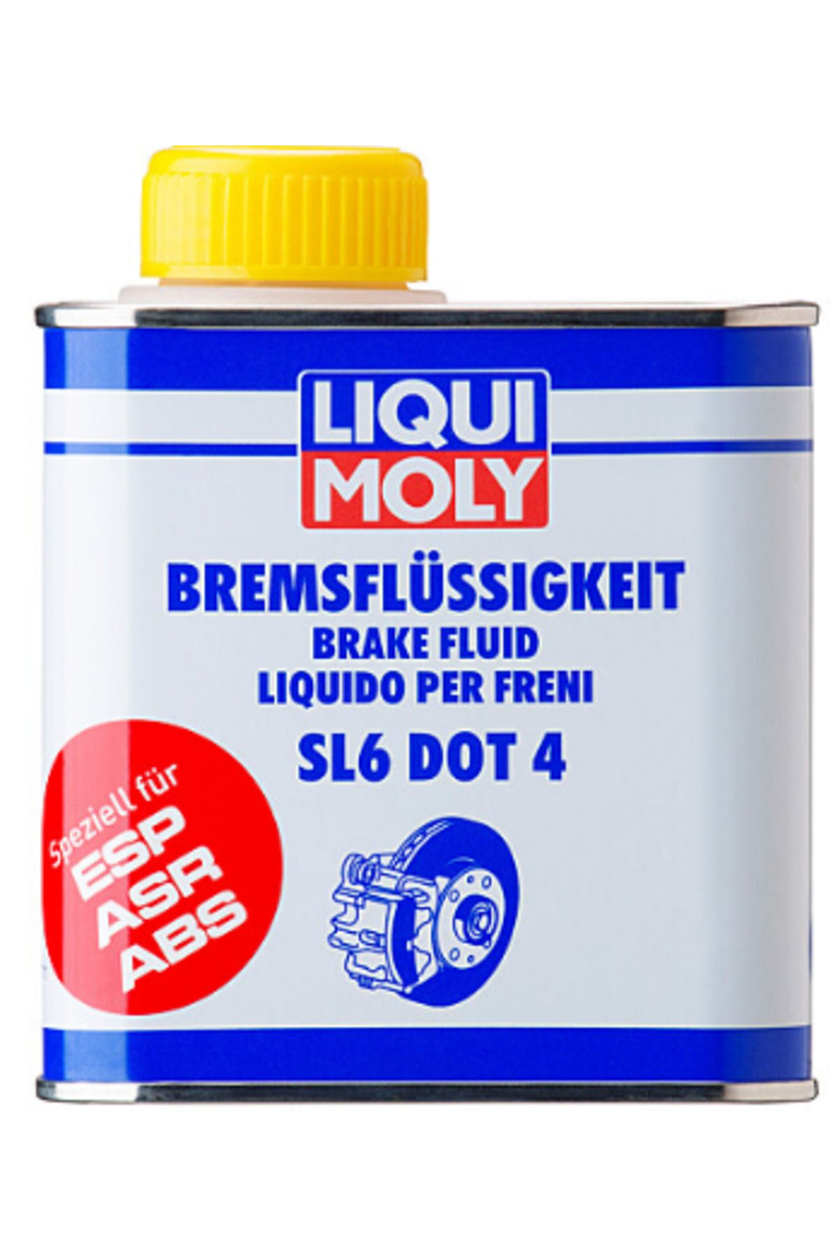 Liqui Moly Brake Fluid SL6 DOT4 Fren Hidrolik Yağı (250ml) Yeni Üretim Tarihli