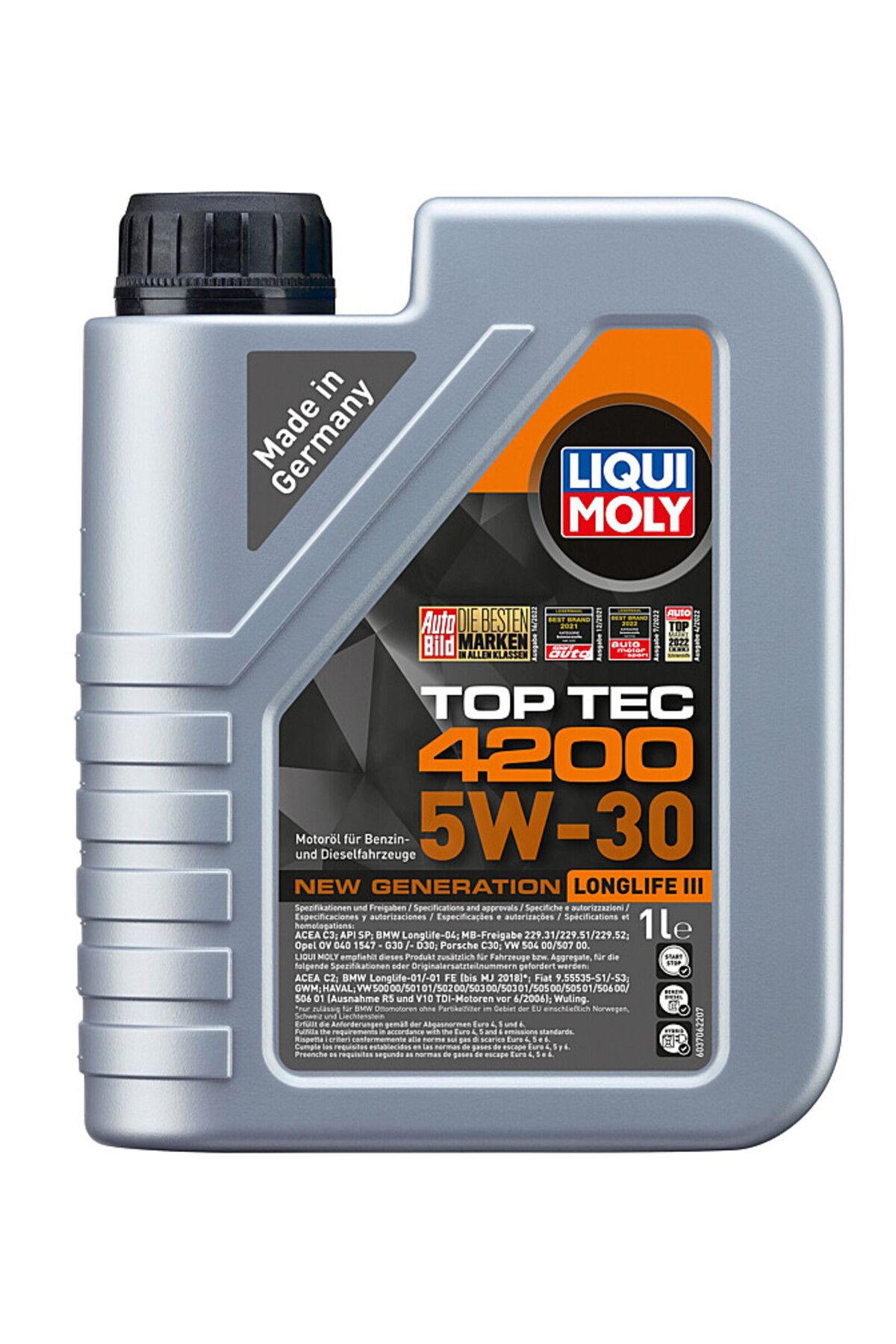 Liqui Moly TopTec 4200 5W-30 (1 Litre) Yeni Üretim Tarihli