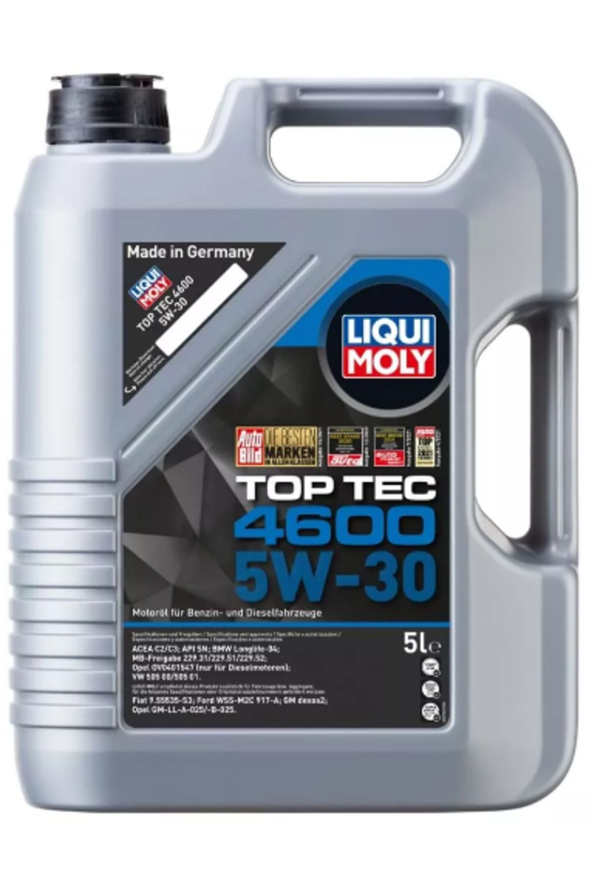 Liqui Moly Top Tec 4600 Dexos2 5W-30 Motor Yağı (5 Litre) Yeni Üretim Tarihli