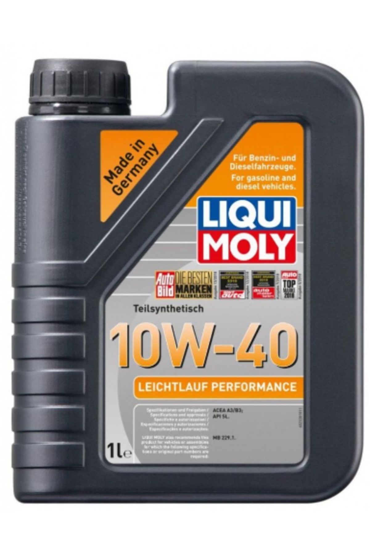 Liqui Moly Leichtlauf Performance Motor Yağı 10W-40 (1 Litre) Yeni Üretim Tarihli
