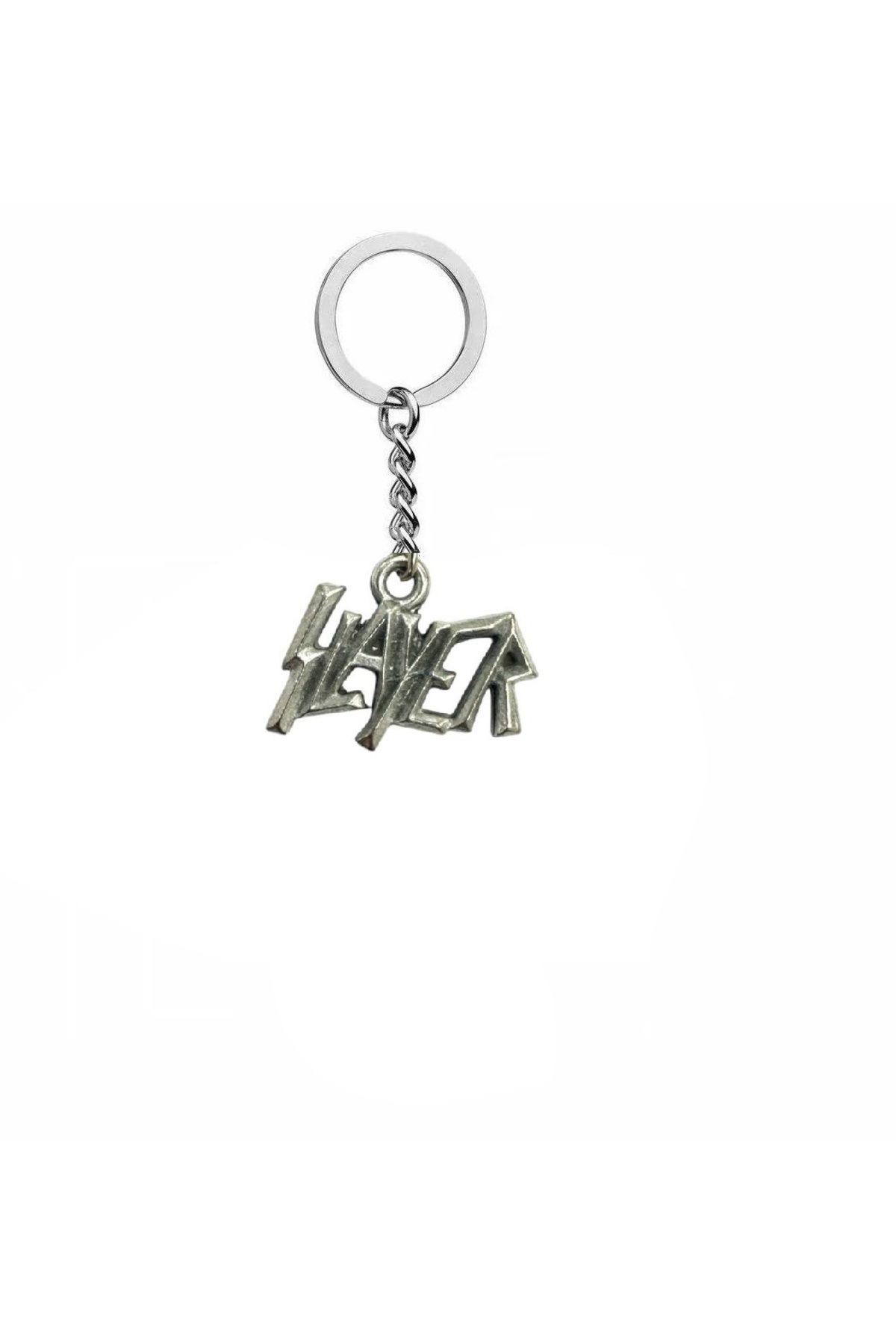 Herşey Nota Slayer Yazılı Metal Anahtarlık – Heavy Metal Temalı Unisex Aksesuar