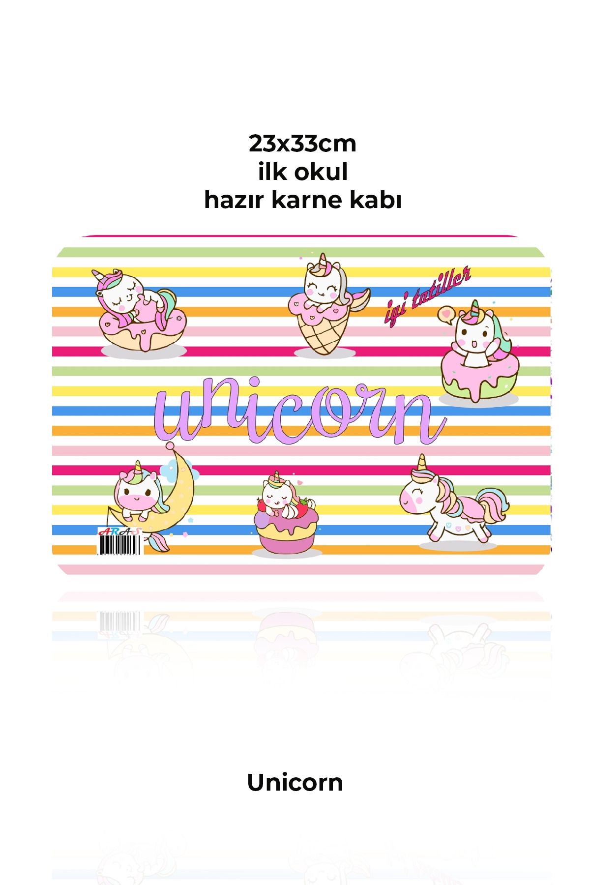 Kids Like Unicorn Karne Kabı - Karne Kılıfı 20 Li Paket