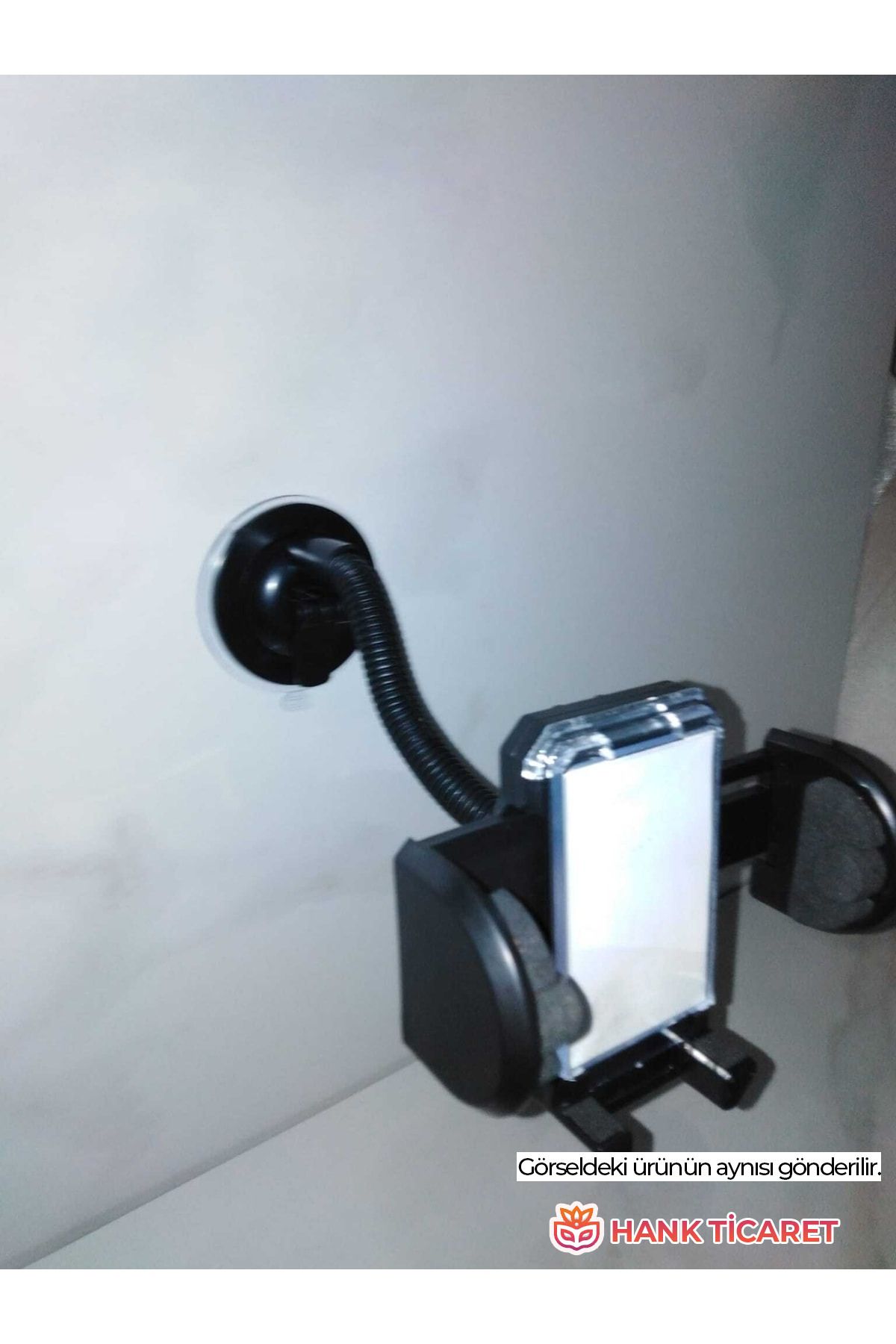 HANK TİCARET Siyah Eğilip Bükülebilir Araç İçi Telefon Tutucu - Güvenli ve Pratik Kullanım için İdeal!