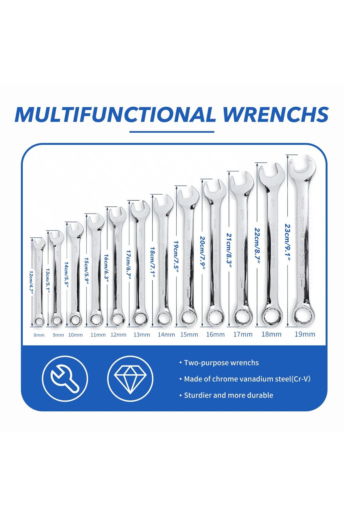 NIUXIANG-216 PCS Car Mechanic Socket Tool Kit Set - Car Repair Tool Wrench Set Batch Head Ratchet Pawl Socket 3