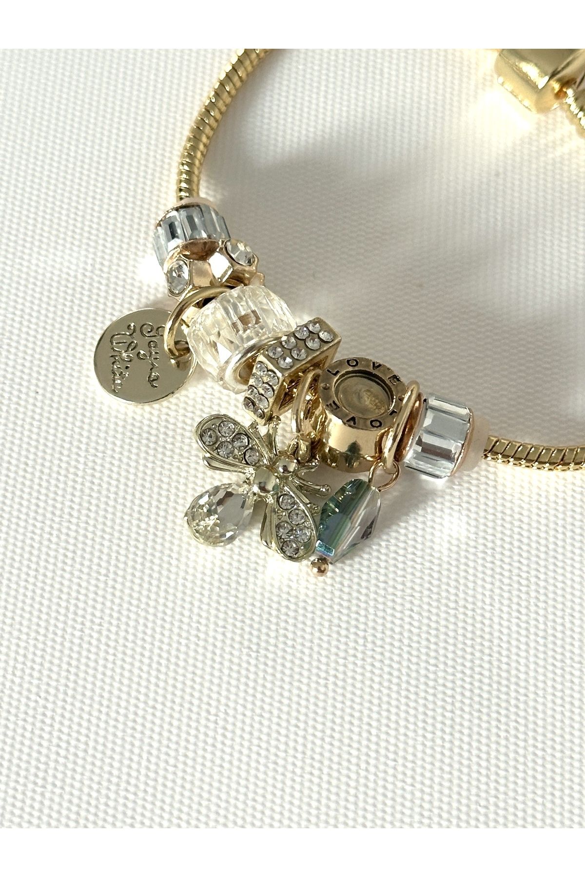FASHION Charmlı Bileklik Gold