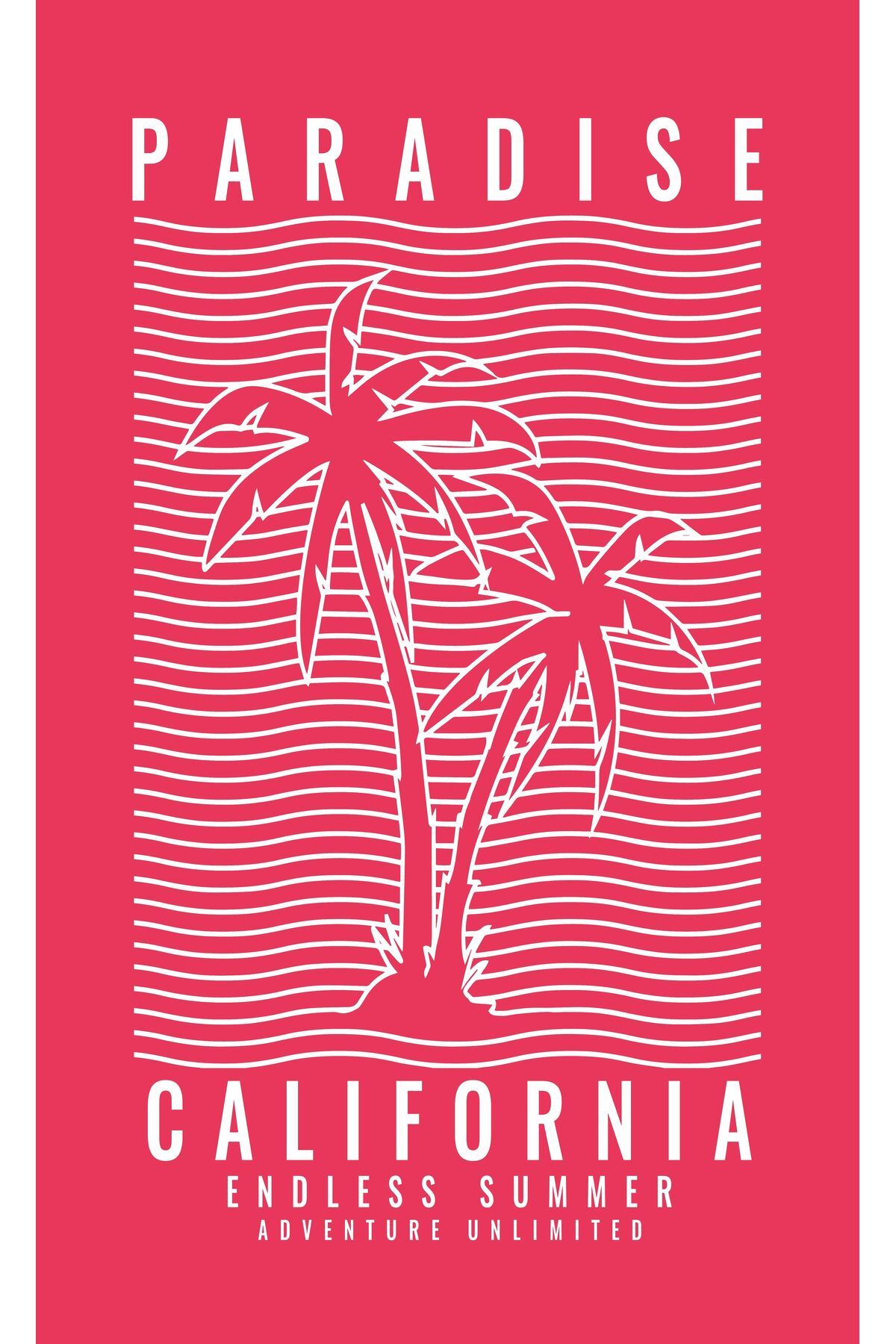 Fabeteks Paradise California Endless Summer Plaj Havlusu 75x150cm