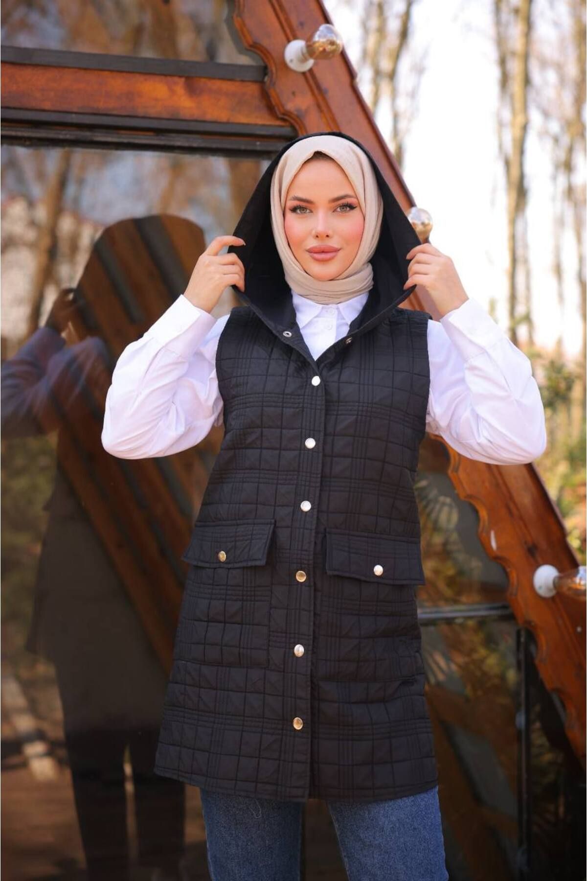 sudi butik Kapitone Yelek