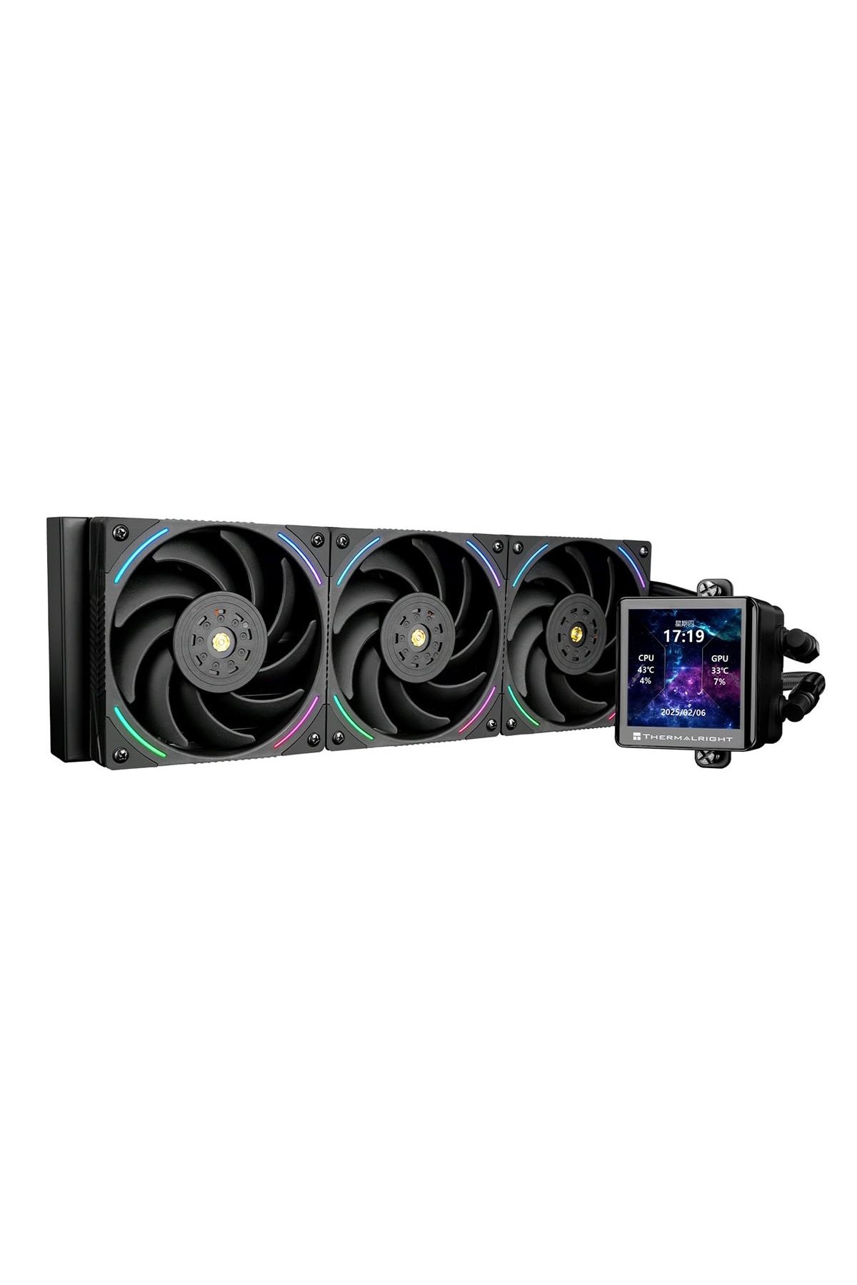 ThermalRight Frozen Vision 360 ARGB Black V2 360mm Intel-AMD Uyumlu İşlemci Sıvı Soğutucu