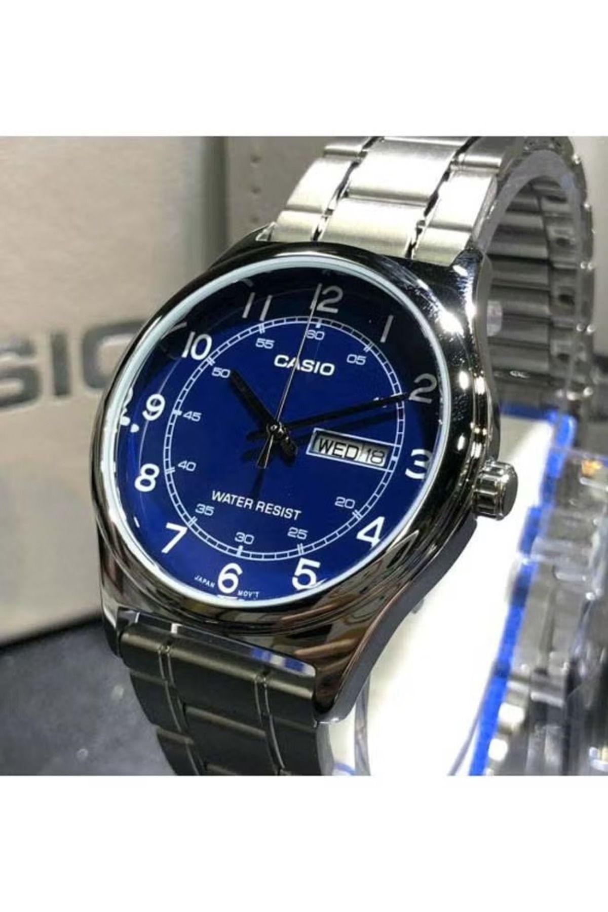 Casio-Men's Stainless Steel Analog Watch 5