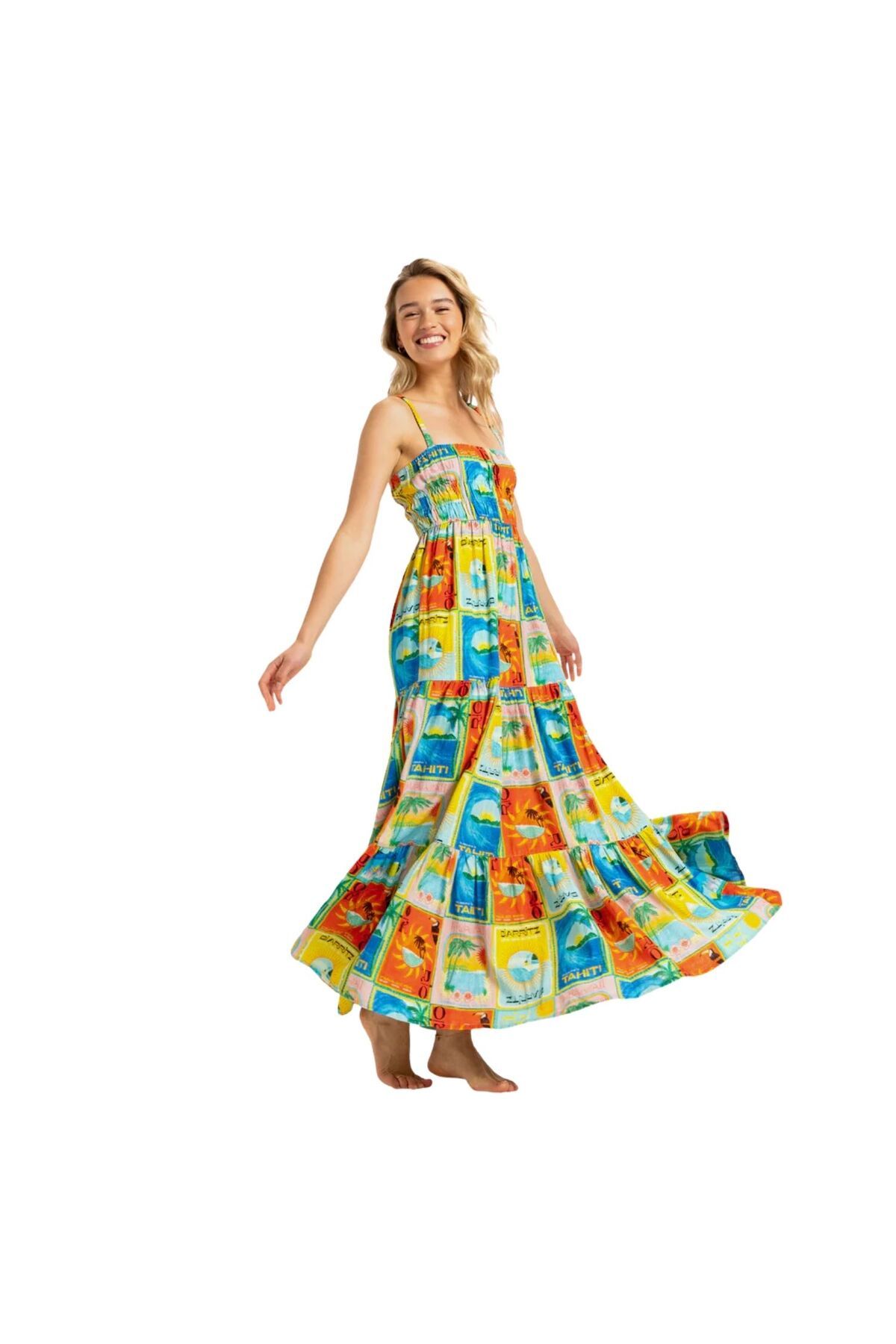 Roxy Atlas Sunshine Coastline Maxi Kadın Elbise
