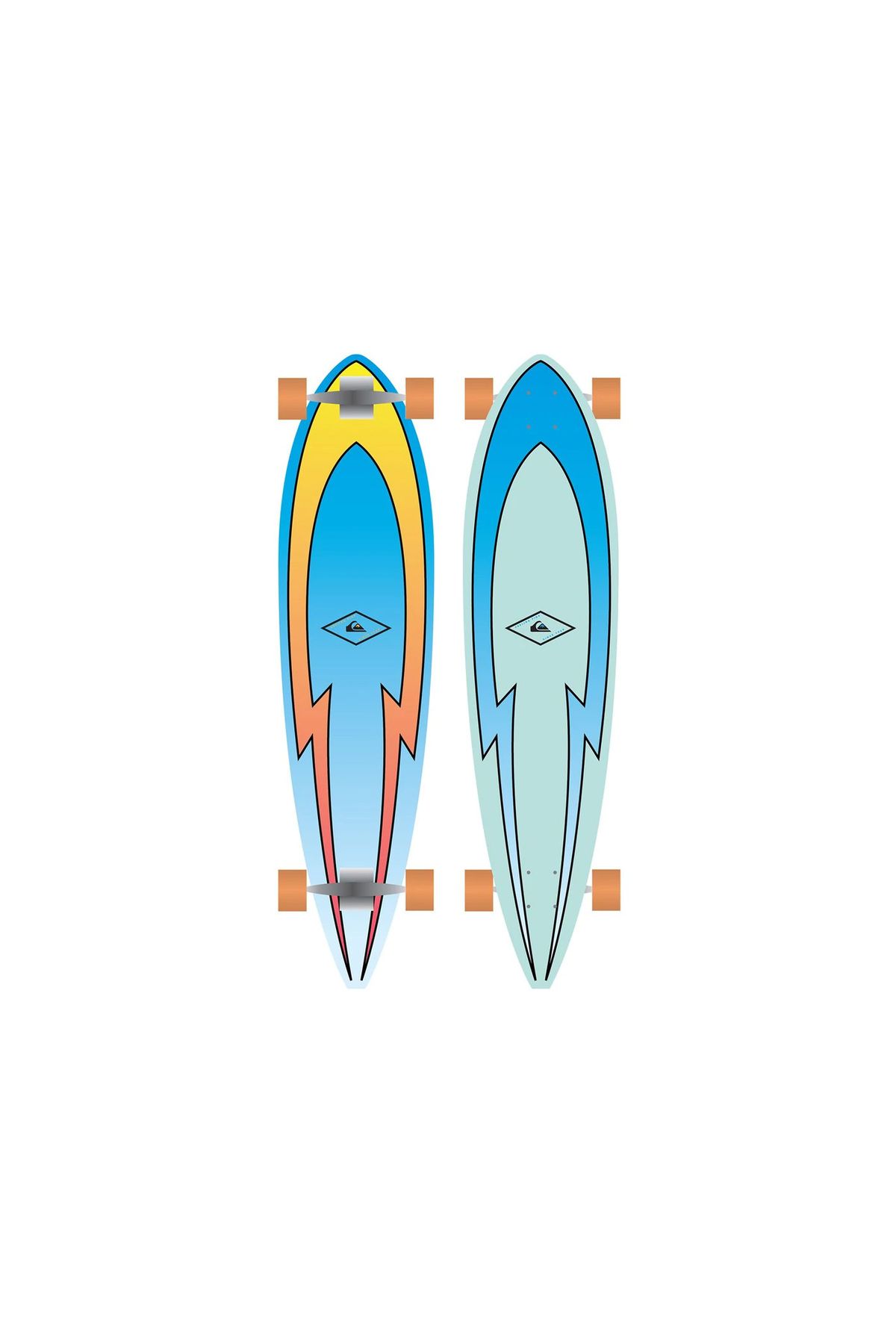 Quiksilver Feeling Fine Uzun Kaykay