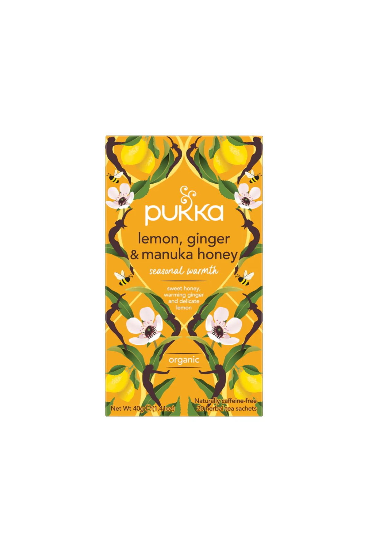 Pukka Lemon, Ginger & a touch of Manuka Honey Organik Bitki Çayı