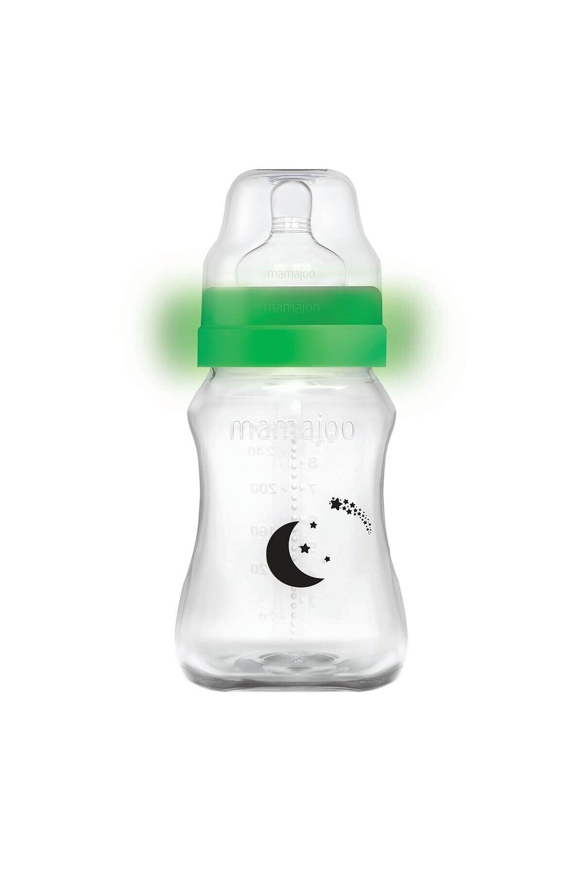 S PAZARIM Mamajoo Gece & Gündüz Biberonu 270 ml & Anti-Kolik Biberon Emziği No:2 / M