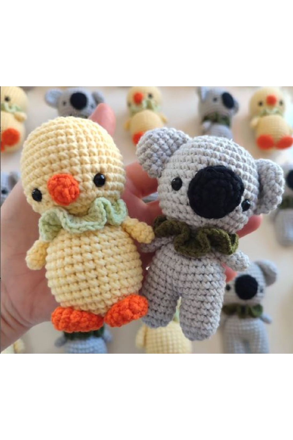designbyoykum MİNİK AMİGURUMİ OYUNCAKLAR (KOALA VE ÖRDEK)