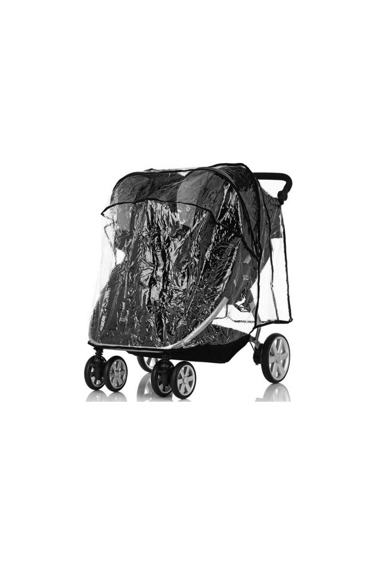 S PAZARIM Britax B-Agile Double Bebek Arabası - Yağmurluk