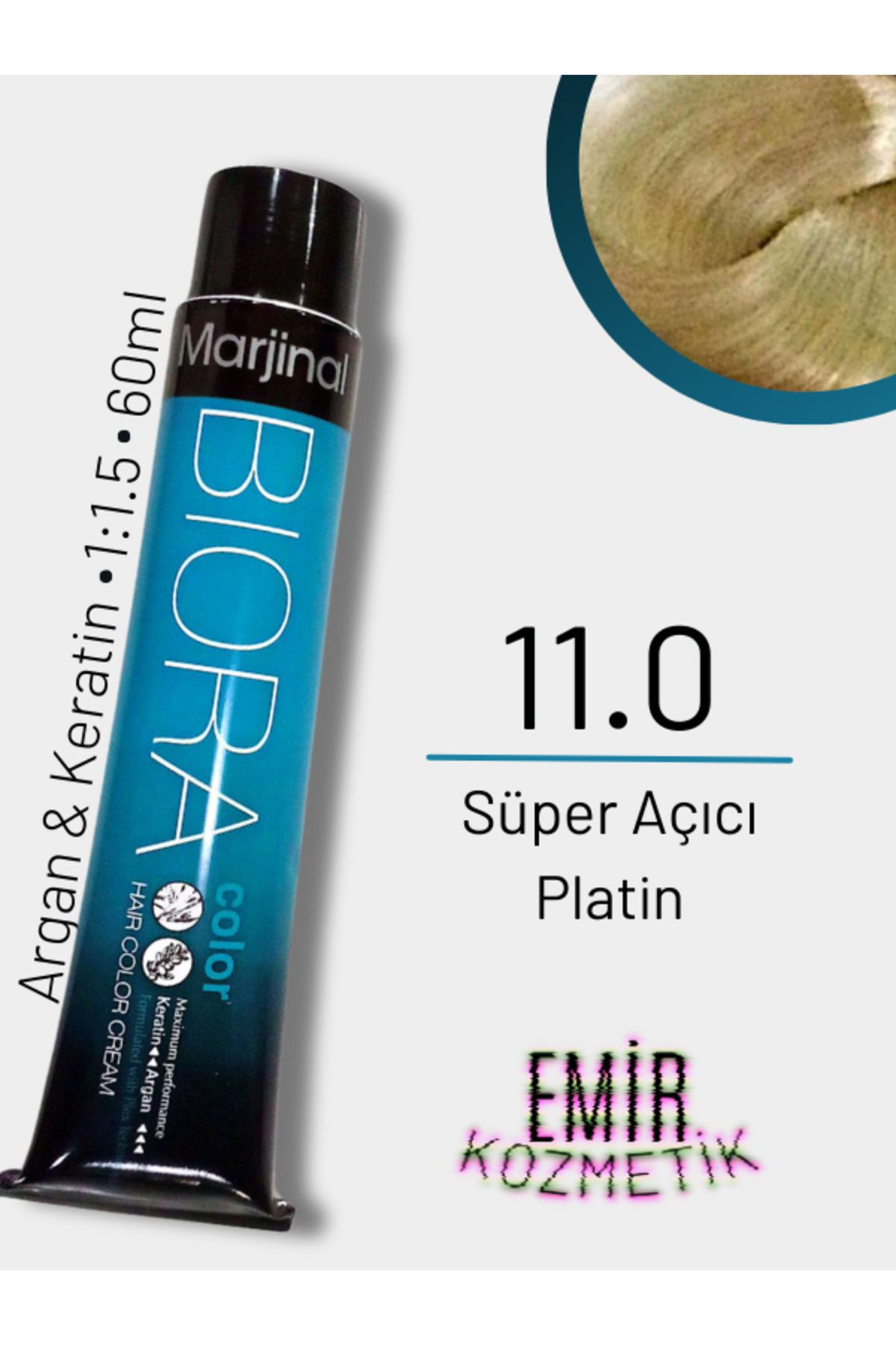 Marjinal Biora Saç Boyası - 11.0 Süper Açıcı Platin