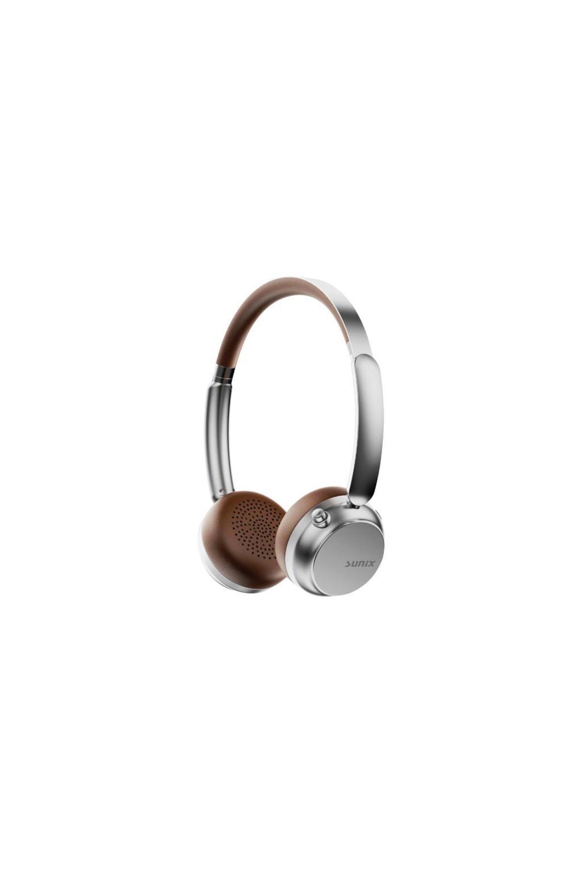 Anc Enc 300 mAh Wireless 5.4 Over Ear Bluetooth Headset Brown BLT-100