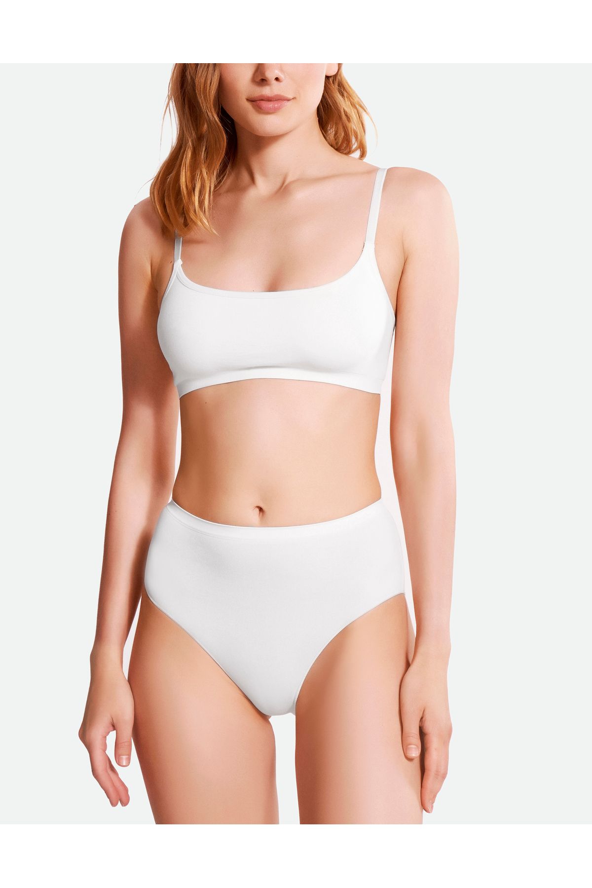 Gfity Everybodyfit High Waist Full Brief - Coconut Milk