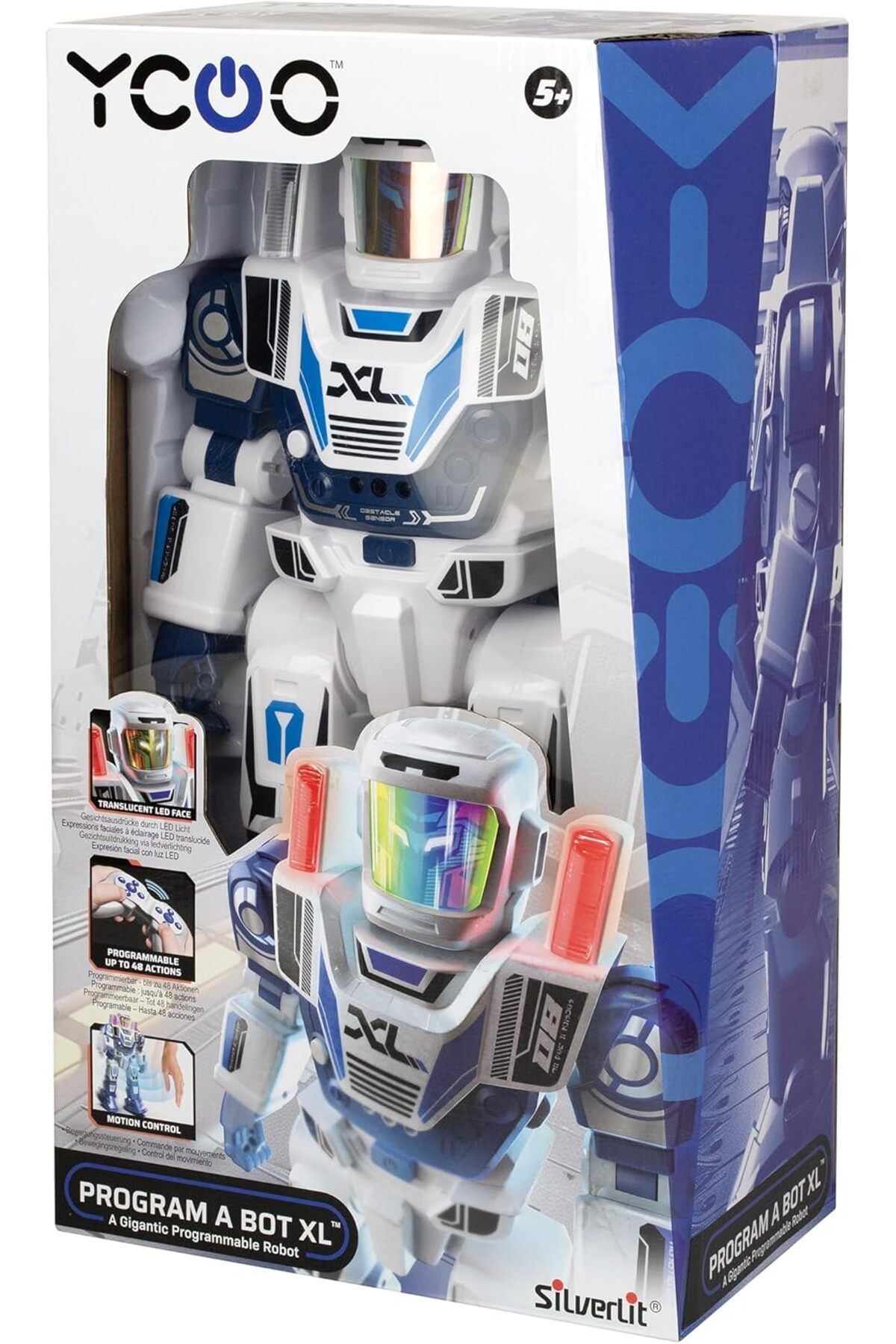 Silverlit-Program a Bot XL – 40cm Remote Controlled Programmable Robot with LED Face, Gesture Cont 3