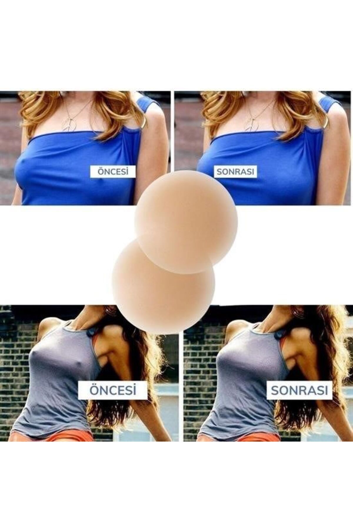 swilex Silikon Göğüs Ucu Kapatıcı Gizleyici Bant Aparat Nipple Pad