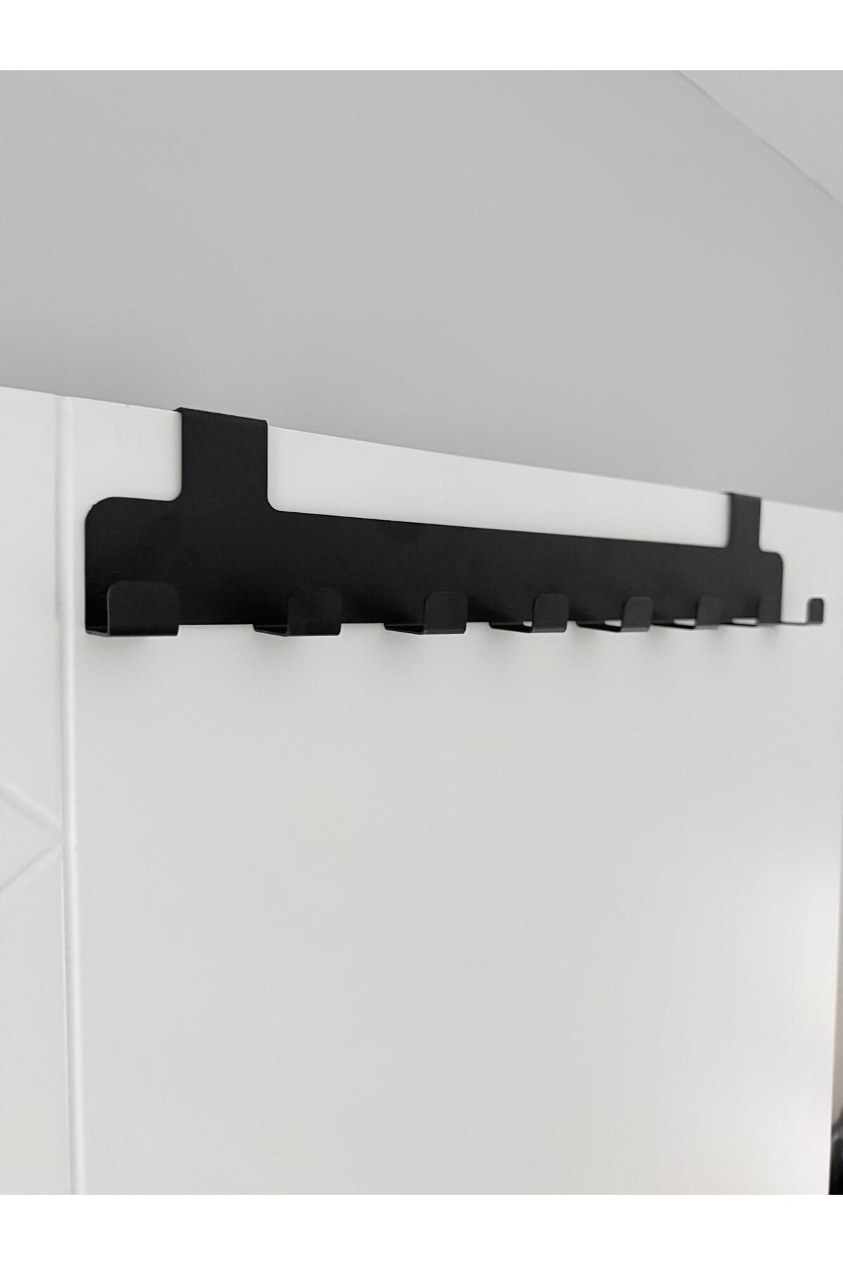 KAPİTAL LUXURY Kapı Arkası Askılık Amerikan Kapı Arkası Askılık Mat Siyah Askılık Metal Askılık Banyo Kapı Arkası