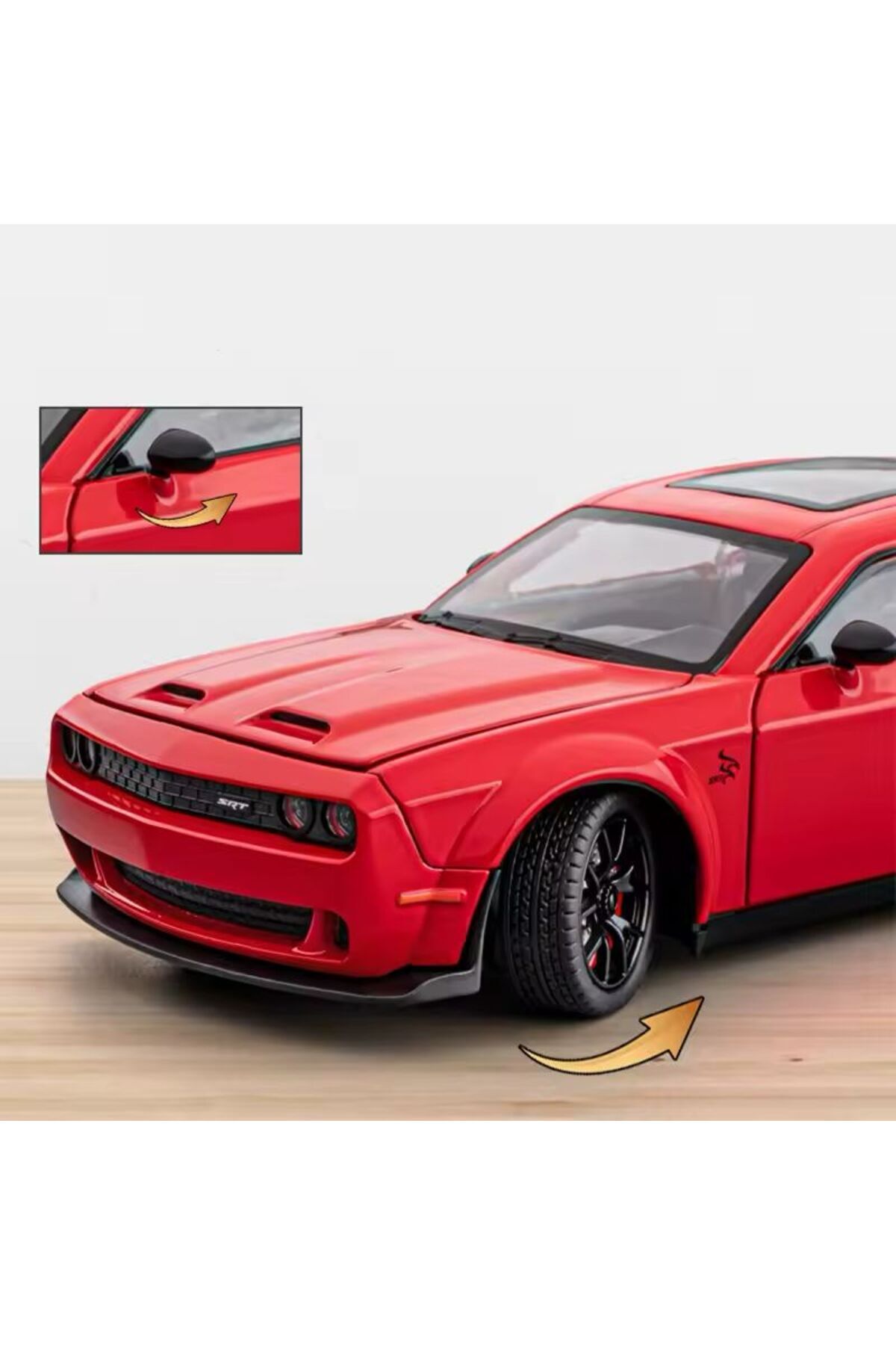 SECTOYS DODGE CHALLENGER SRT 1:24 DİECAST MODEL ARABA DODGE ARABA