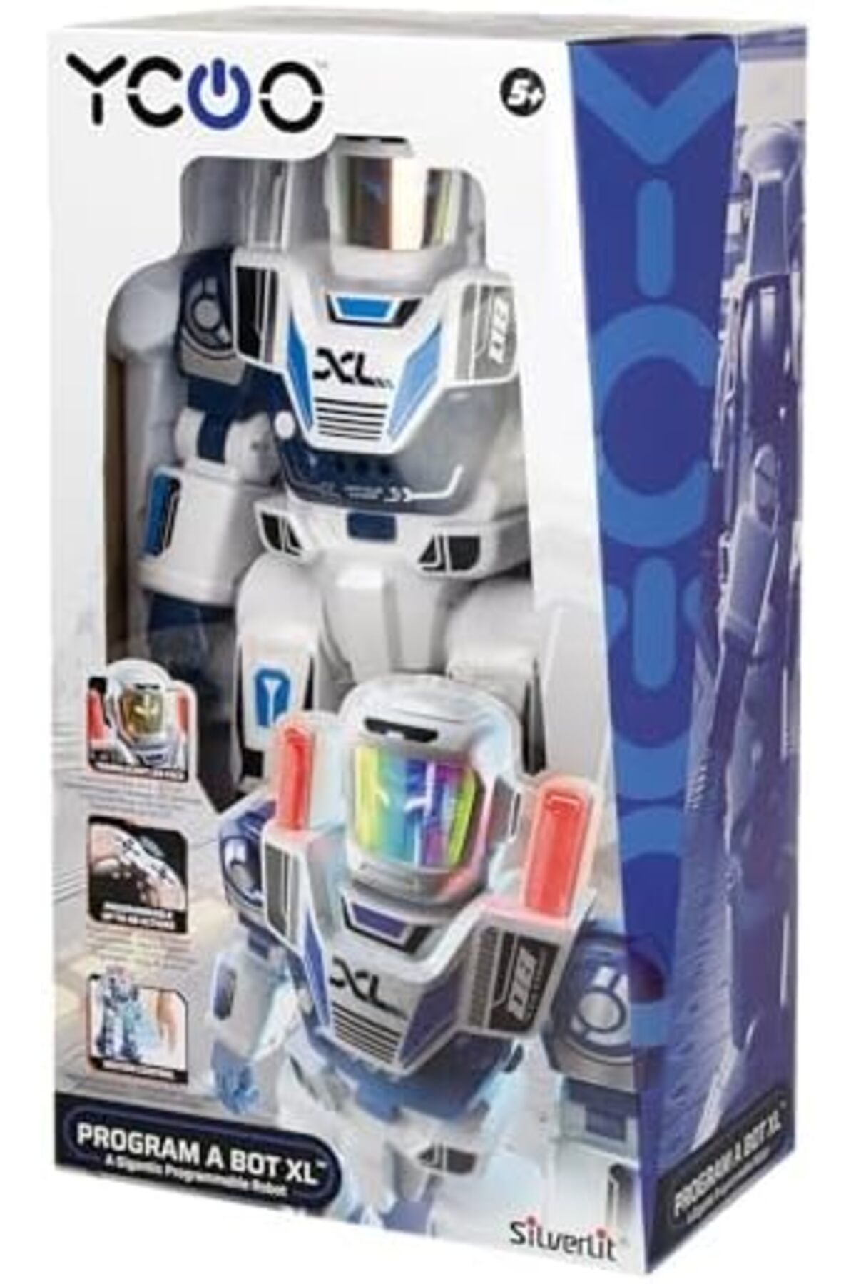 Silverlit-Program a Bot XL – 40cm Remote Controlled Programmable Robot with LED Face, Gesture Cont 4