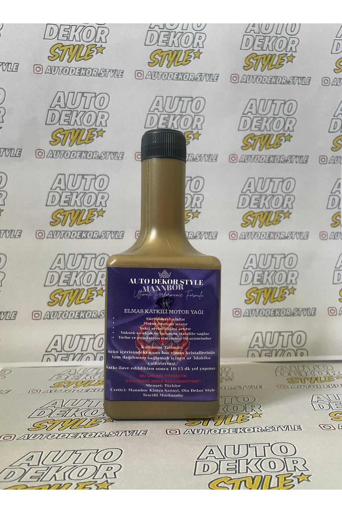 AutoDekorStyle Elmas Mineral Katkılı Motor Yağ Katkısı