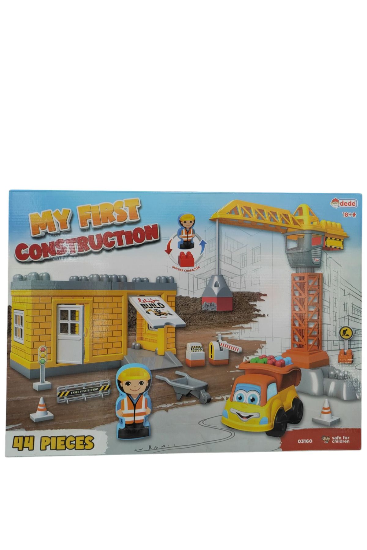 DEDE-Toy My First Construction Construction Blocks 3