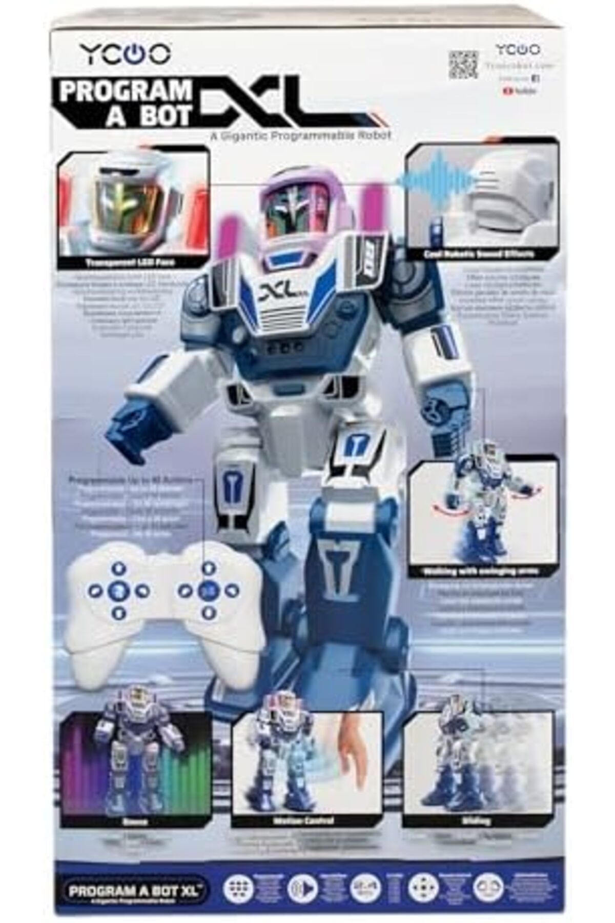 Silverlit-Program a Bot XL – 40cm Remote Controlled Programmable Robot with LED Face, Gesture Cont 8
