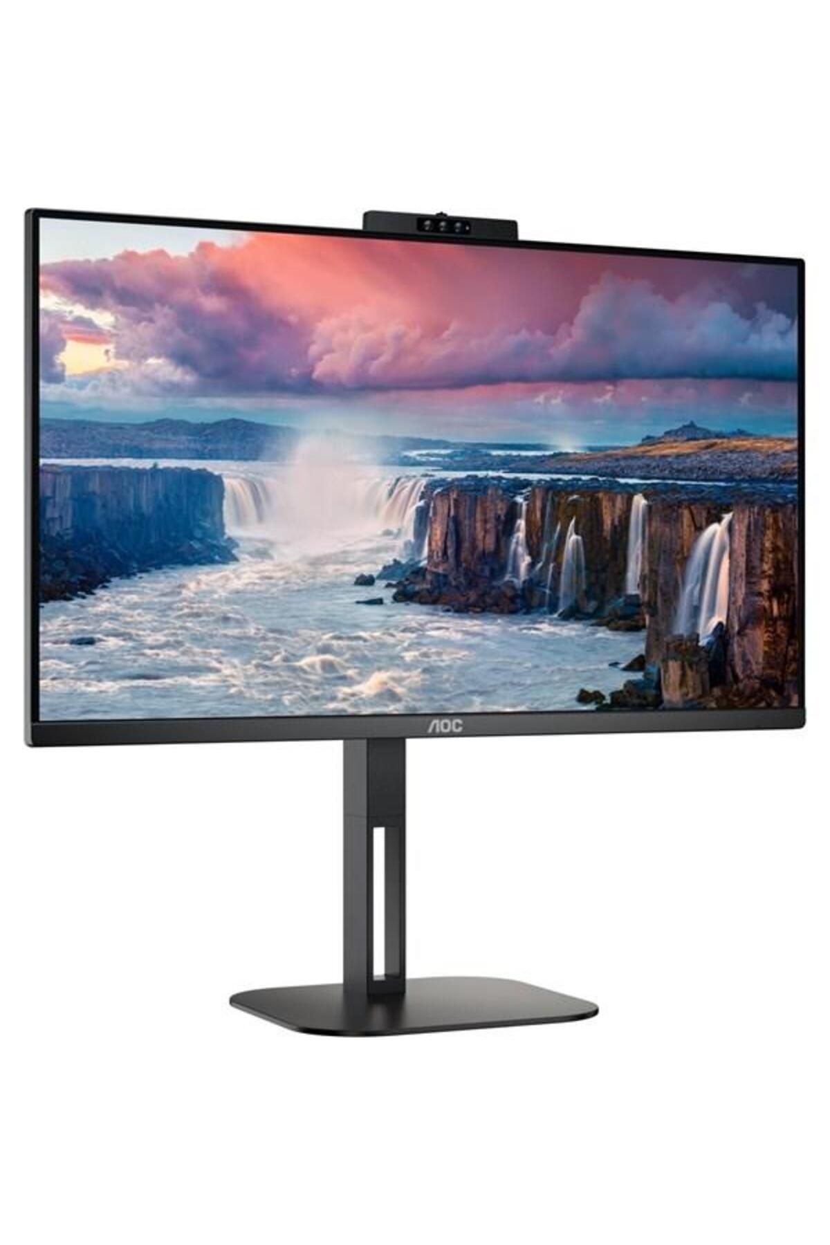 Aoc 23.8” Ips 24v5cw/bk 1ms 75hz Hdm-dp Web Kameralı Pıvot Monitör