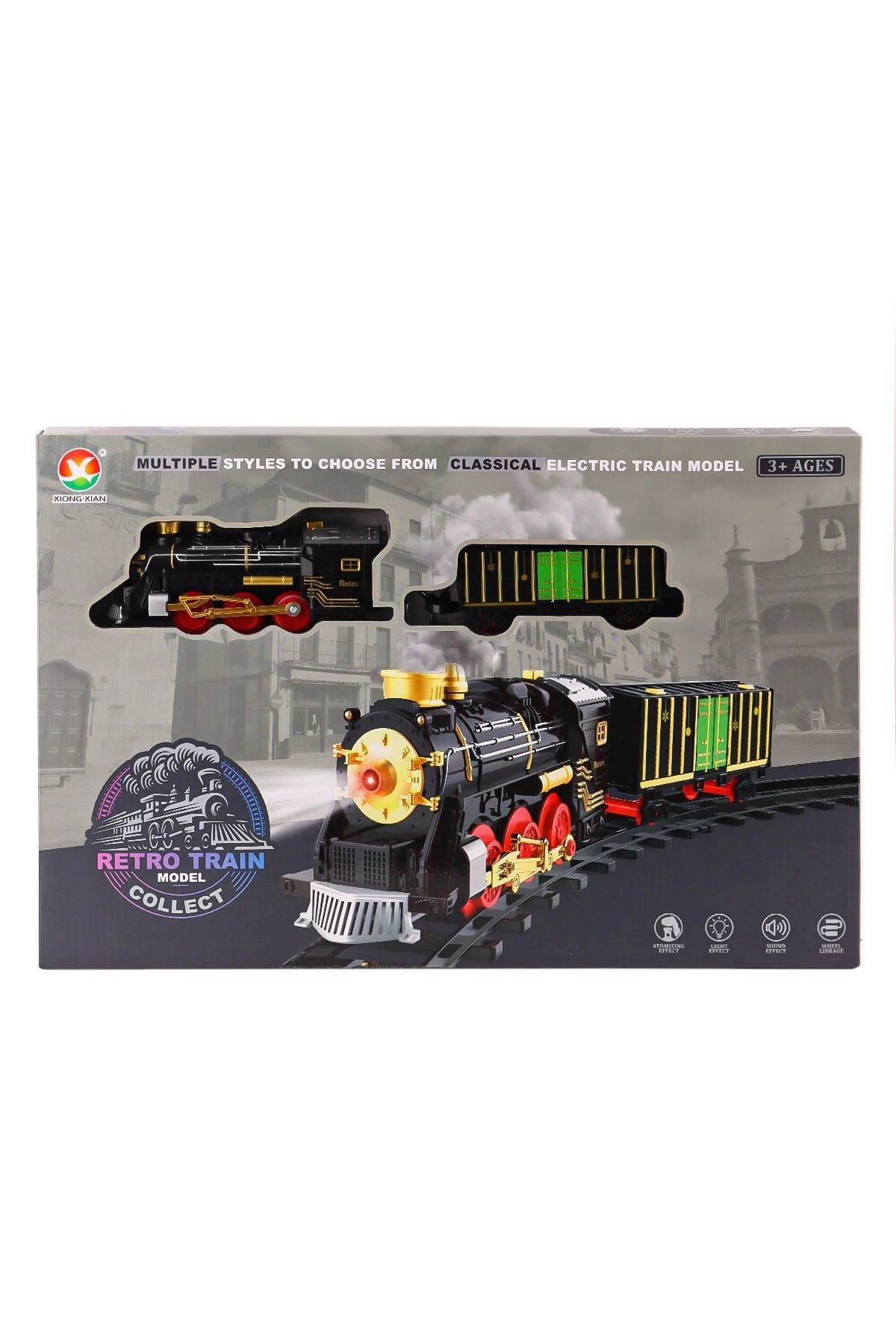 MELFSHOP 699-69A Sesli Işıklı Şarjlı Dumanlı Tren Seti