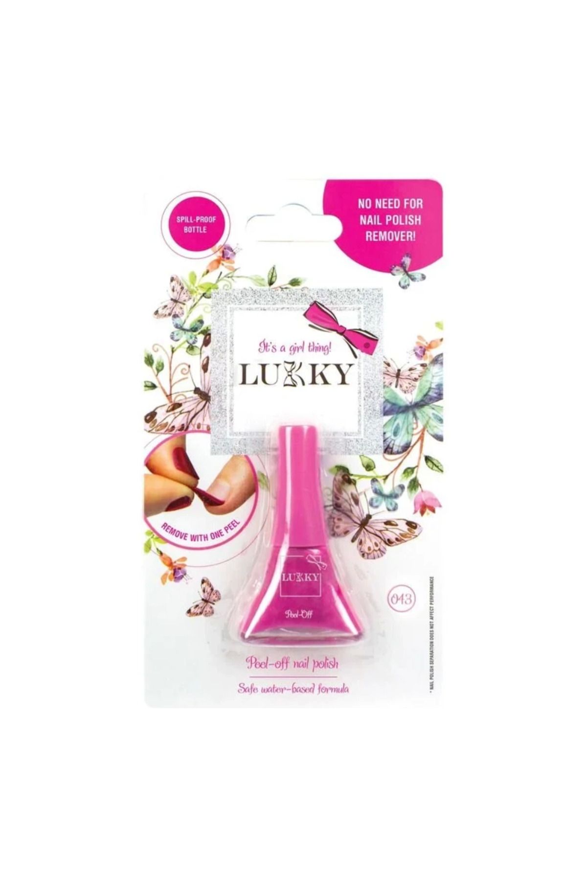 ÖYKÜ VE YİĞİT Lukky Soyulabilir Oje - Pastel Pembe