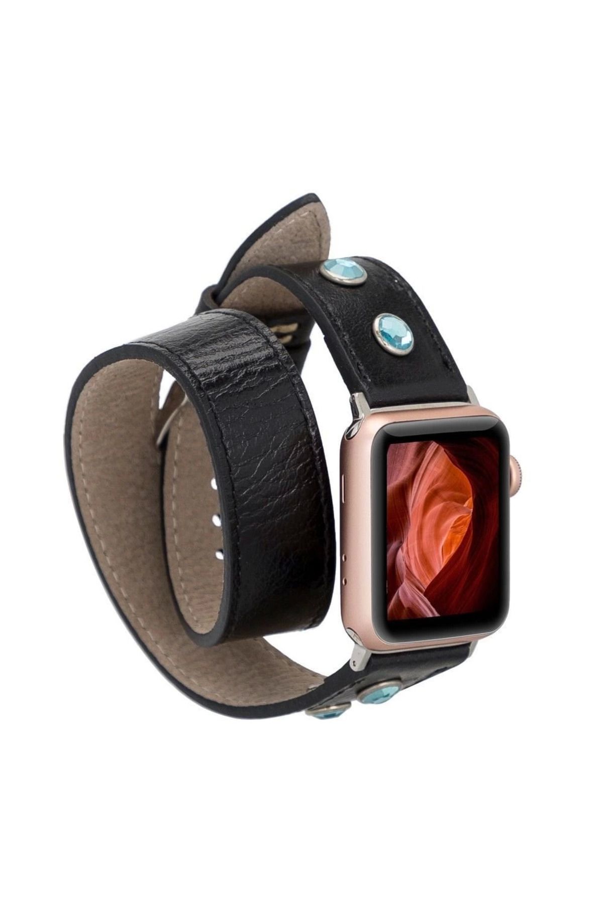 Angoravi Watch Uyumlu Deri Kordon 38-40-41mm DT FT RST1