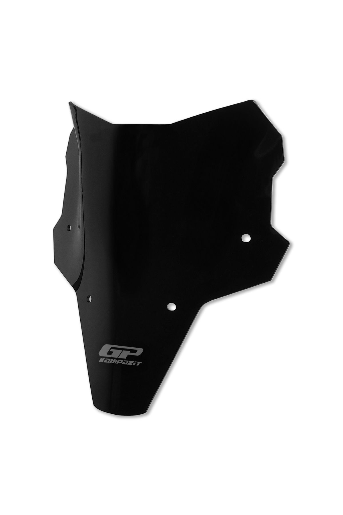 GP KOMPOZİT GP Kompozit Honda CB750 Hornet 2025 Uyumlu Kısa Ön Cam Siyah 35 cm