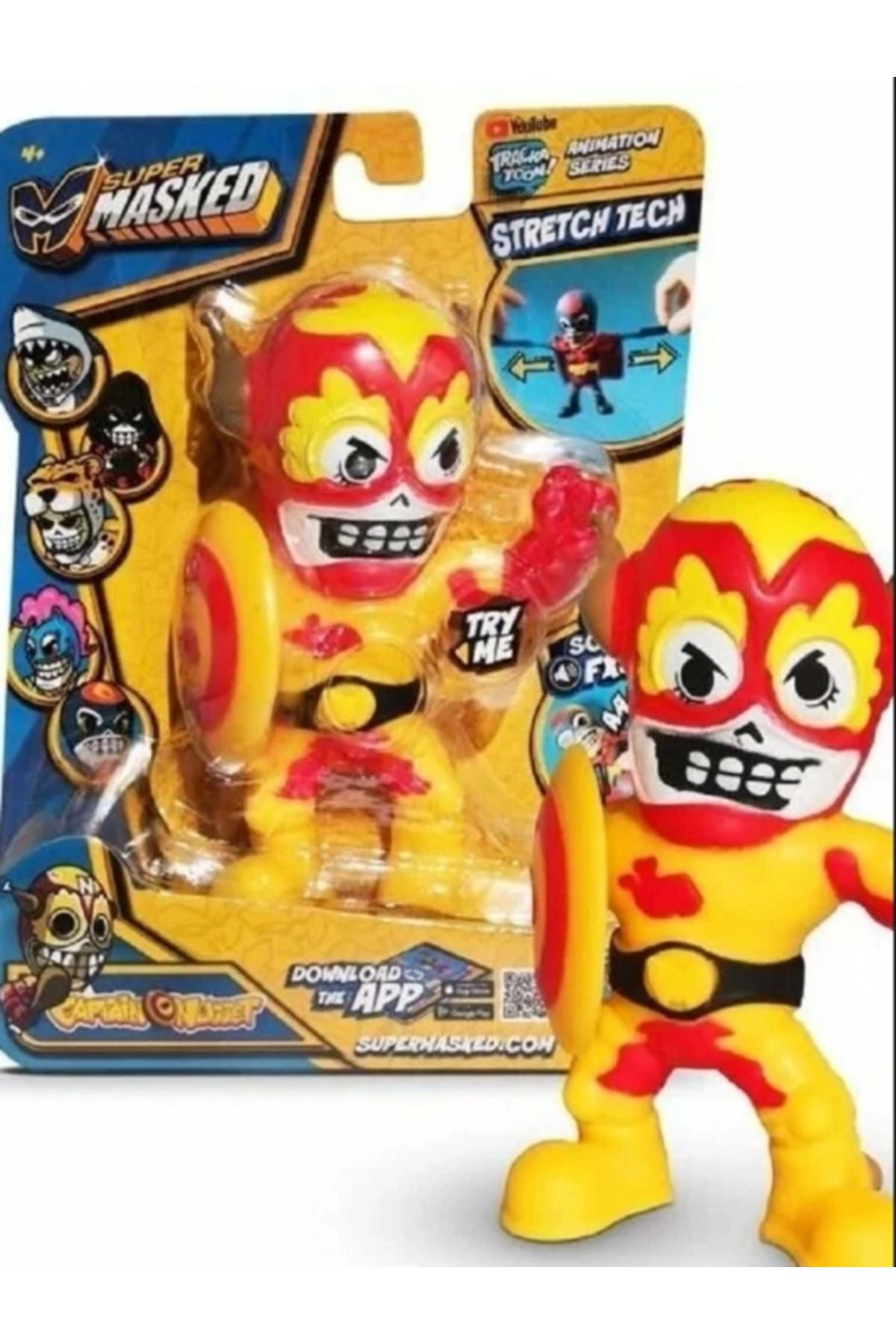 MELFSHOP Maskeli Süper Strech Captain Nuget 8 Ses Efektli
