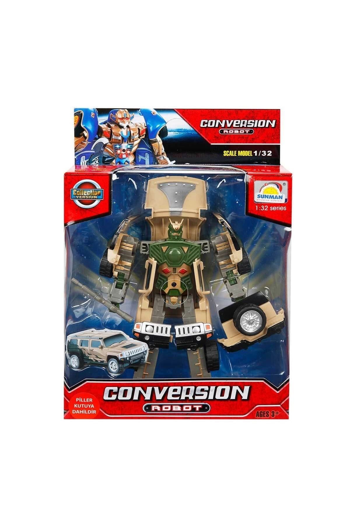 AC BOX-81234 Sunman, 1:32 Transformable Robot with Sound and Light 2