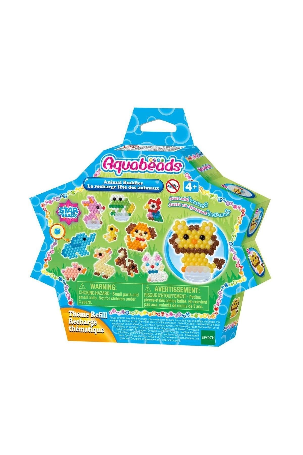 ÖYKÜ VE YİĞİT 31915 Epoch AquaBeads Hayvan Dostlar Seti, 600 parça +4 yaş
