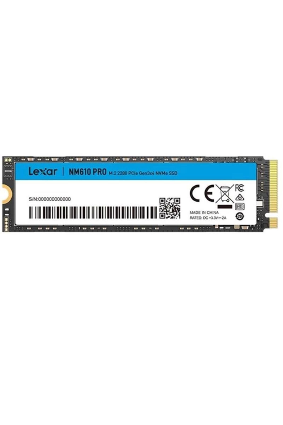 MELFSHOP LEXAR 1TB LNM610 PRO LNM620X512G-RNNNG 3300-2600MB/s M2 NVME GEN4 DİSK