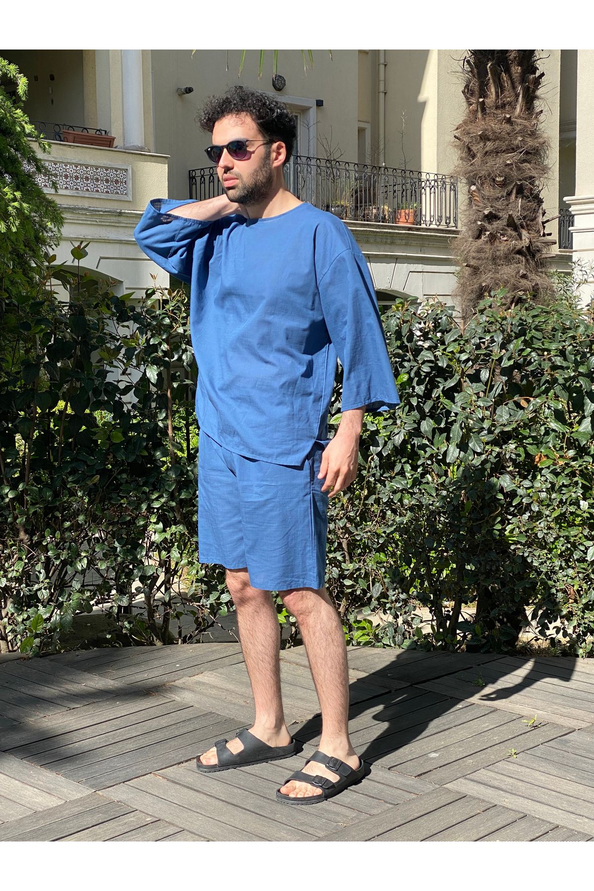 YABU Şort Tişört Keten Takım