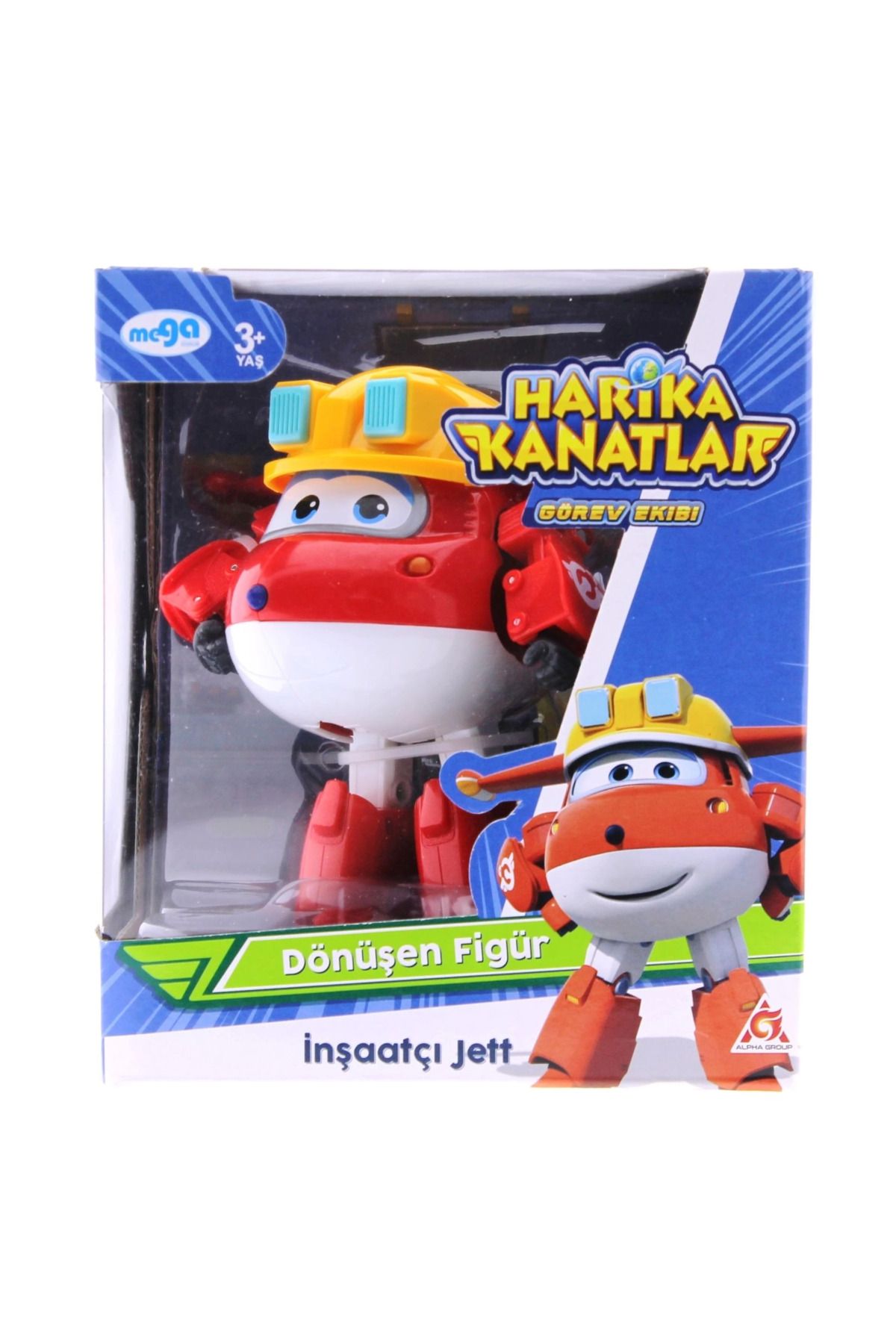Heez Harika Kanatlar Dönüşen Figür İnşaatçı Jett