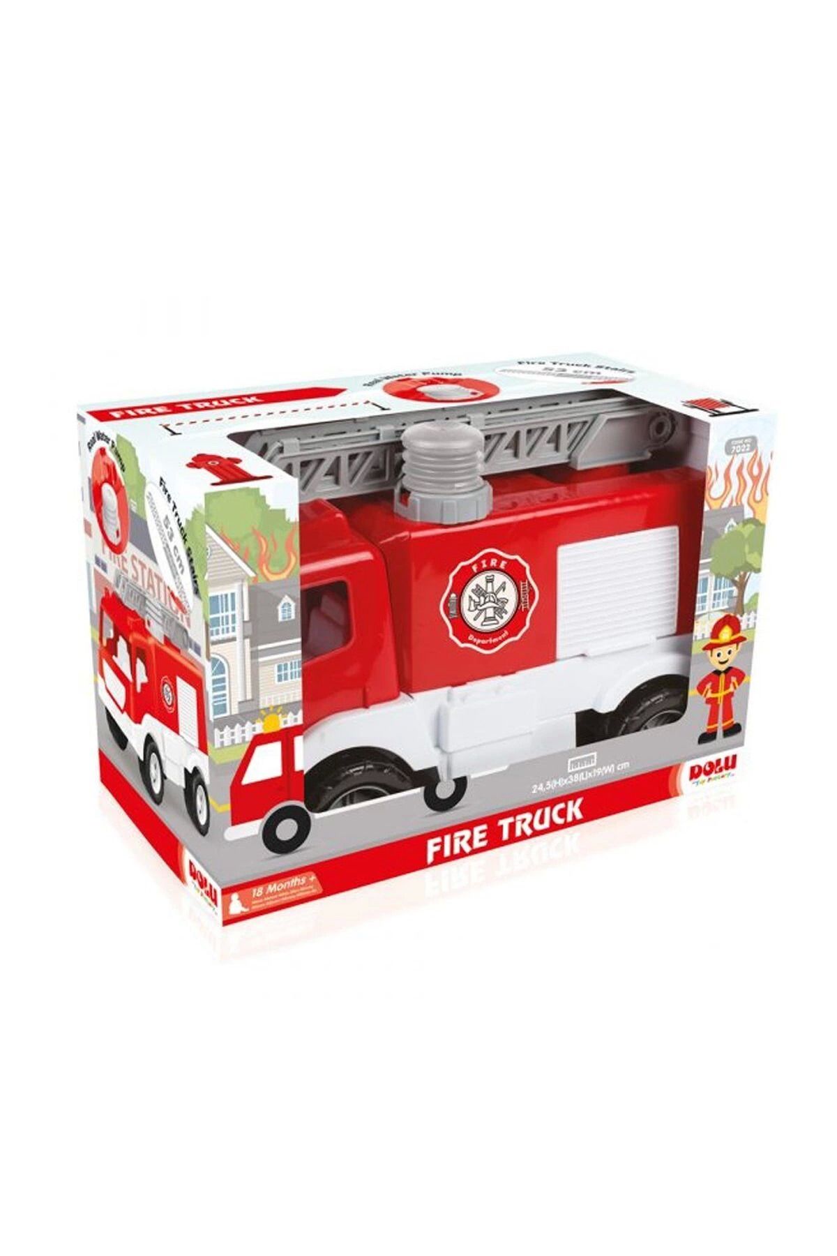 MELFSHOP 7022 İTFAİYE KAMYONU PENCELİ KUTUDA 38 CM