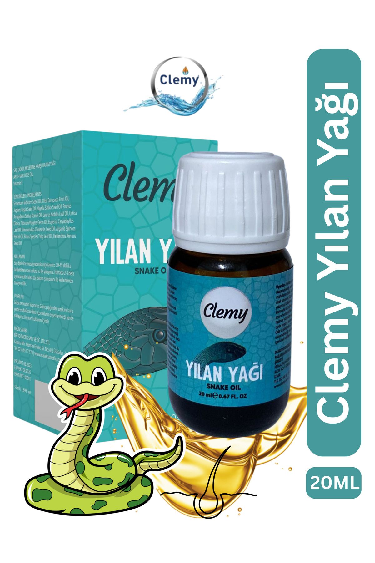 Clemy Yılan Yağı 20 ml