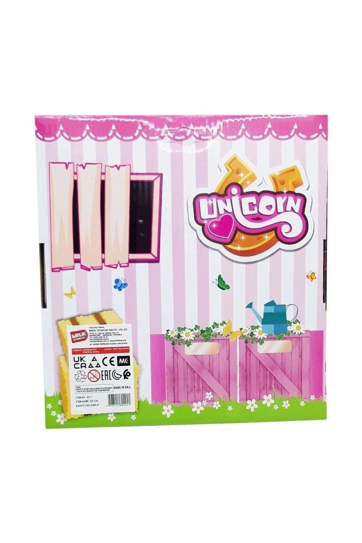 gizmurstore 6217 BÜYÜK KADİFE UNİCORN AT -BRL