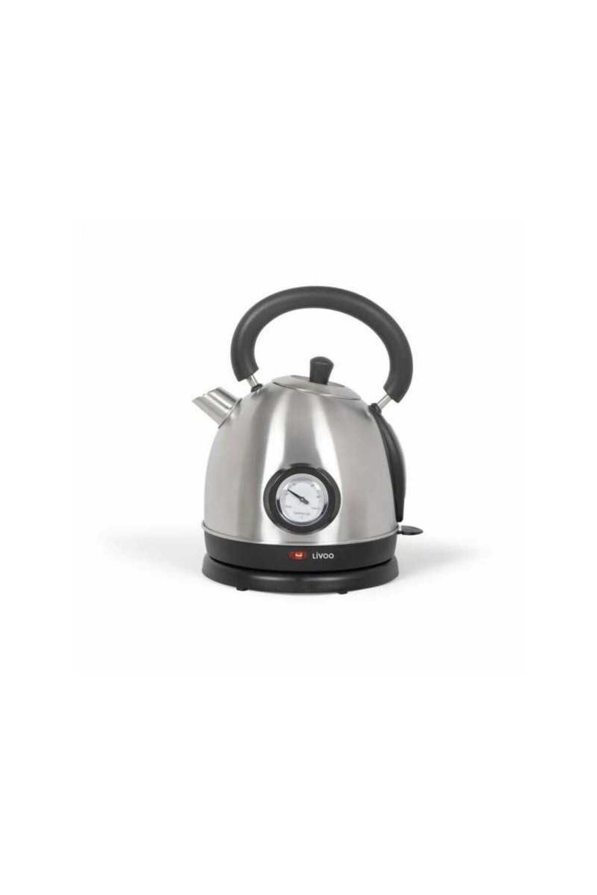 LİVOO-Fierbator cu termometru DomoClip LIVOO DOD157S 1800W 1.8l Baza rotativa Oprire automata Termometru i 1