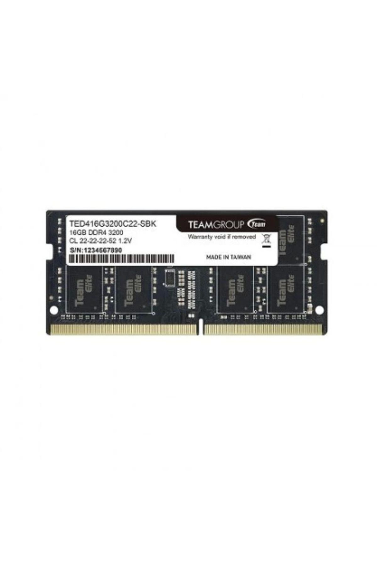 MELFSHOP TEAM 16GB DDR4 3200MHZ CL22 NOTEBOOK RAM ELITE TED416G3200C22-S01