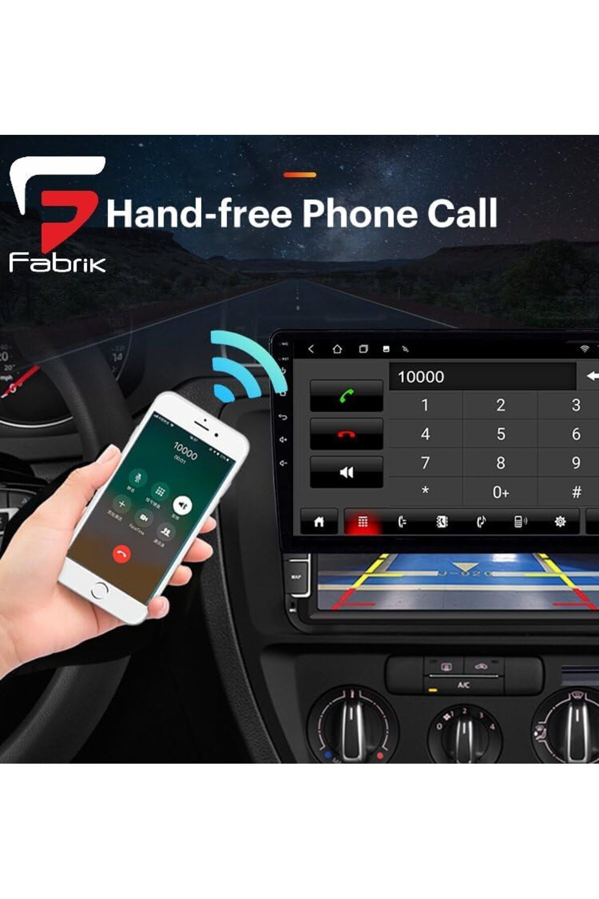 fabrik-® Car Stereo Full Touch Screen Multimedia Player For Suzuki Swift 2011 to 2017 Android System 3