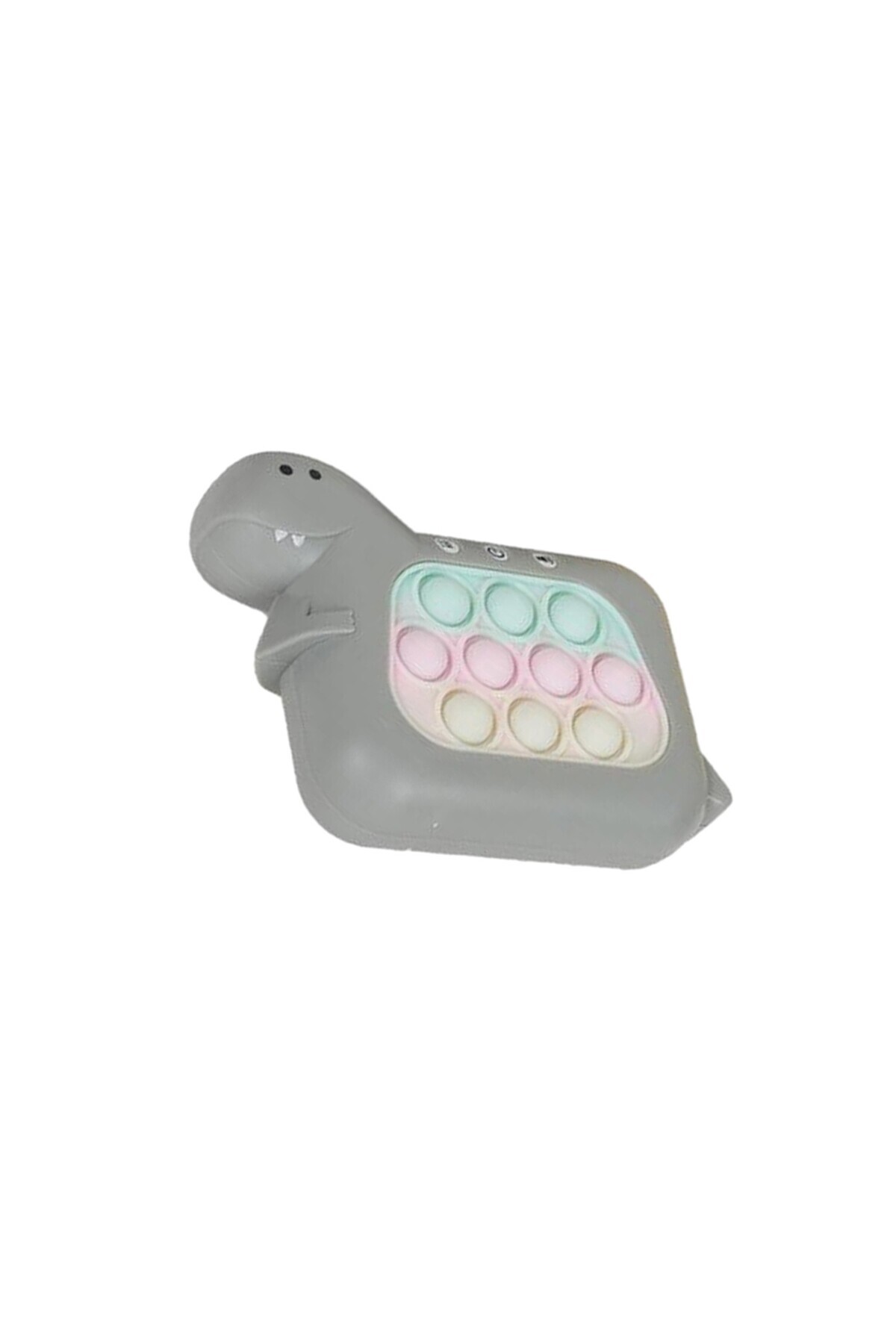 Flippy-Pop It Interactive Toy, Console Type, Dinosaur, 4 Game Modes, Antistress, Gray, 3 Years 7