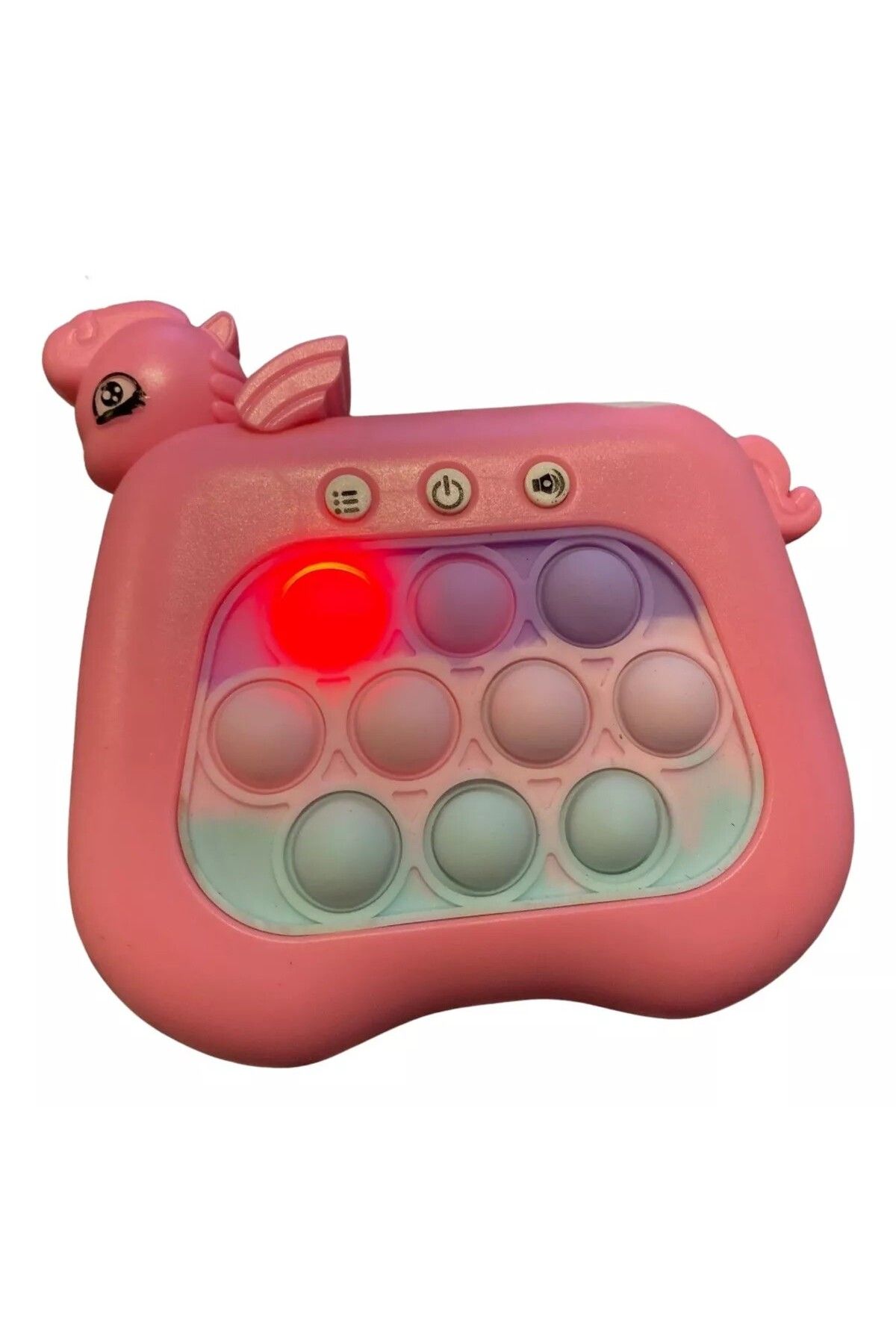 Flippy-Pop It Whack A Mole , Unicorn Roz, Jucărie Interactivă Anti-stres, 4 Moduri Joc, 3 Ani 6