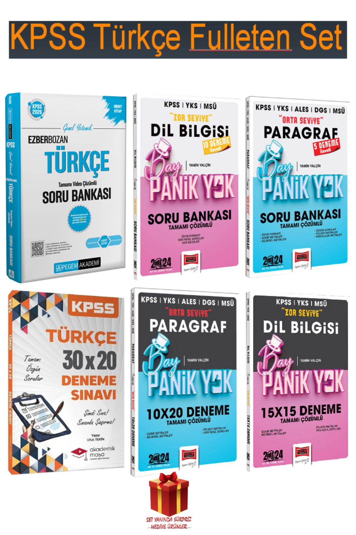 Pegem Akademi Yayıncılık 2026 Pegem KPSS Ezberbozan Türkçe Soru